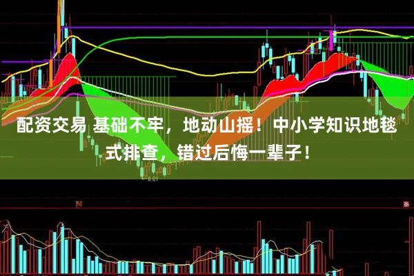 配资交易 基础不牢，地动山摇！中小学知识地毯式排查，错过后悔一辈子！