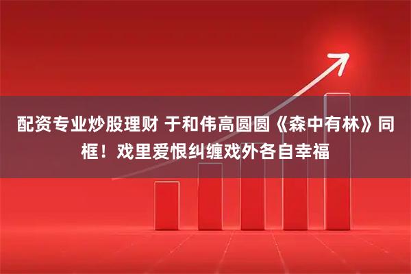 配资专业炒股理财 于和伟高圆圆《森中有林》同框！戏里爱恨纠缠戏外各自幸福